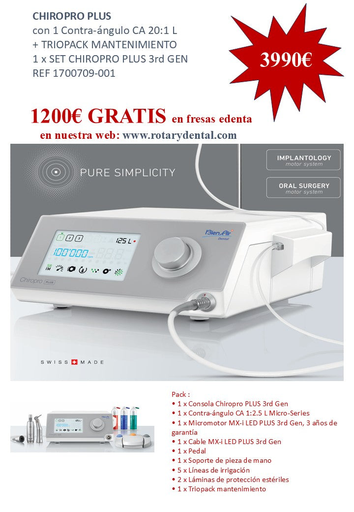 Motor de implantes Chiropro Plus
