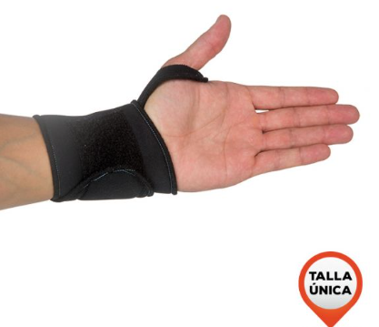Muñequera Larga Artroben Black