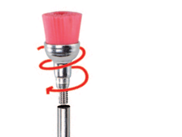Screw-In Brushlets - cepillos de nylon con rosca