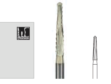 C162AC - Fresa para hueso con recubrimiento de zirconio