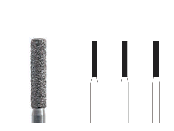 Diamante 837 (cilindro, punta plana) 8,0 mm