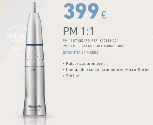 Pieza de mano Bien Air 1600383-001