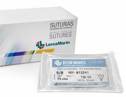 Sutura Nylon No Absorbible - Caja 12 uds