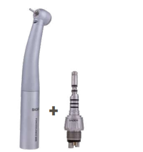 0606000-1 - turbina con luz LED (fibra óptica) + acoplamiento multiflex para Kavo