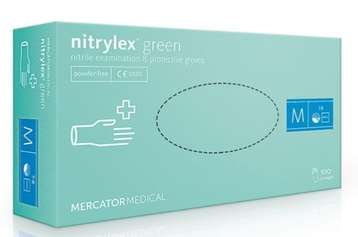Guantes Nitrylex Verdes