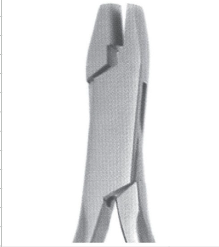1534-A - Alicate De la Rosa 13cm punta lisa